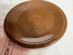 Fiestaware Brown Salad Dessert Plate Fiesta 7 1/4" USA HLC - Picture 1 of 2