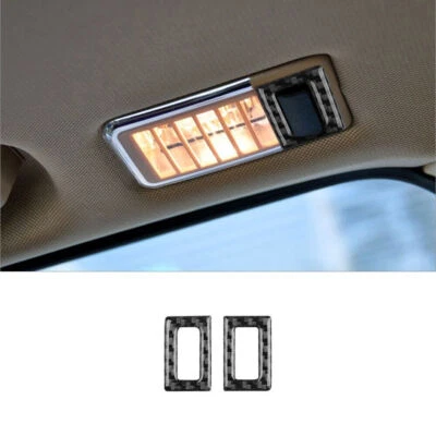 Cubierta de luz trasera interior de fibra de carbono para BMW X3 E83 2004-10 2 piezas Foto 1 de 4