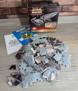 Star Wars Episode 1 Sith Infiltrator Puzz3D Mini 1999 Wrebbit Dimensional Puzzle - Picture 1 of 15