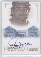 2012 National Treasures Hall of Fame Membership Signatures /25 Paul Molitor Auto