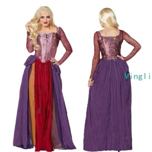 Halloween Hokuspokus Cosplay Sarah Sanderson Kleid Kostüm Hexenkleid Outfit - Bild 1 von 6