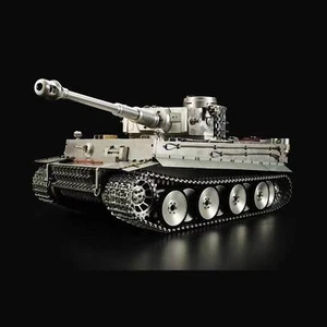 Henglong 1/6 2.4G 100% Metal German Tiger I RTR RC BB IR Tank 3818 Barrel Recoil - Picture 1 of 9