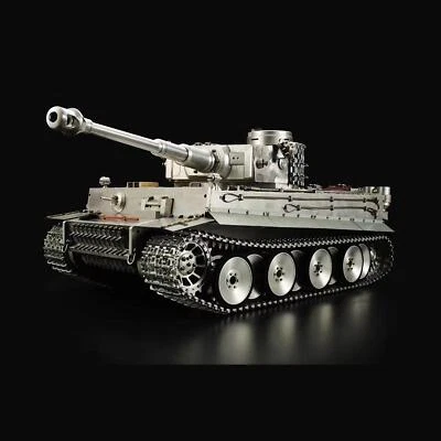 Henglong 1/6 2.4G 100% Metal German Tiger I RTR RC BB IR Tank 3818 Barrel Recoil - Image 1 of 4