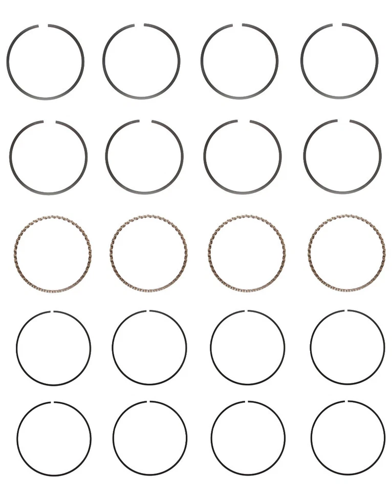 EngineTech 活塞环套装适用于 1 发动机标准尺寸标准尺寸直接适合 — 第 1/4 张图片