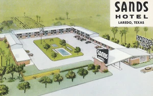 8901 Sands Hotel Postcard, Laredo, Texas - Picture 1 of 2