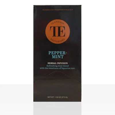 TE - Luxury Teahouse Exclusive Peppermint Pfefferminze 15 x 2,5g Tee