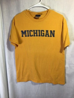 Michigan Gold Medium Cotton T Shirt - Image 1 of 4