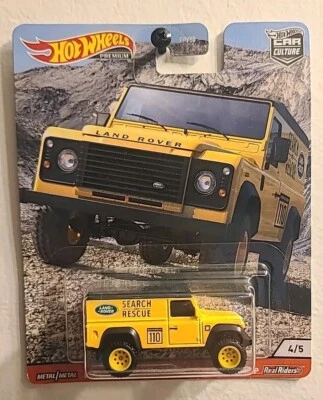 Hot Wheels Car Culture Wild Terrain Land Rover Defender 110 Hard Top NEW 4/5 - Image 1 of 4