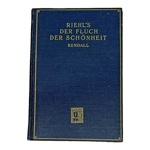 Riehl's Der Fluch Der Schonheit Book - EUC - German - Imagen 1 de 11