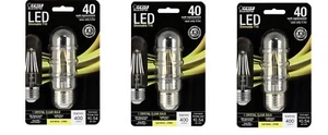 3 pack Led T10 4.5W 827 Dim 2700K Clr, Part BPT1040/827/LED, by Feit Electric - Picture 1 of 1