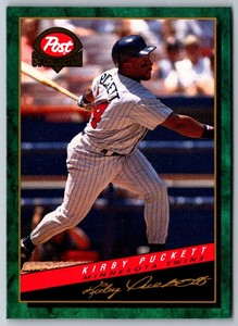 1994 Post Cereal Kirby Puckett #4 Minnesota Twins