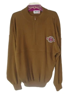 Vintage Head Sportswear 1/4 Zip Pullover Herren Gr. XL braun - Bild 1 von 5