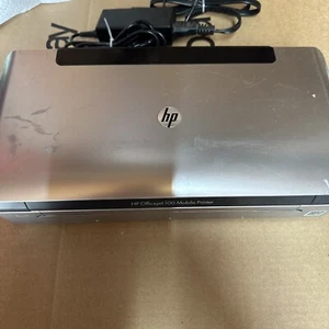HP OfficeJet 100 Mobile Color Inkjet Printer USB with AC Adapter No Ink Tested - Picture 1 of 4