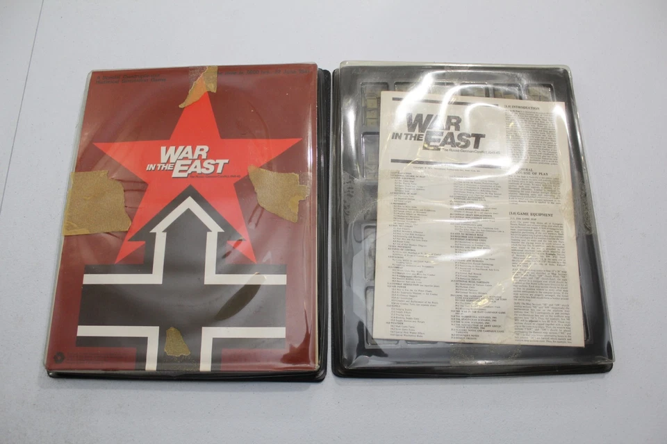 SPI Tray Game War In The East Russo German Conflict Simulation Game PUNCHED 1974 - Image 1 of 4