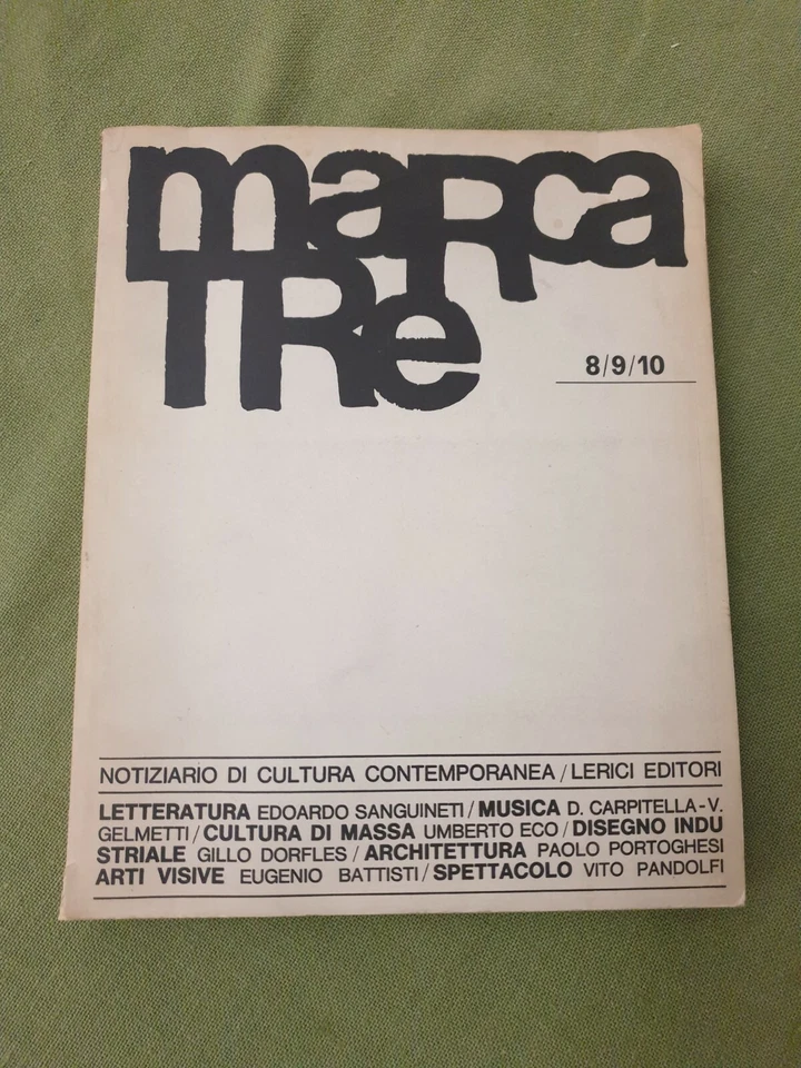 Rivista "MARCATRE" 8/9/10 1964  LERICI  - Immagine 1 di 1