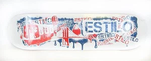 Estilo “Keep Hip Hop in Skateboarding” 7.87 Skate Board Deck New York NYC Red - Picture 1 of 6