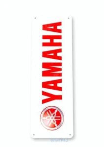 YAMAHA 11 X 4 TIN SIGN AUTO AUTOMOBILE MECHANIC ADVERTISEMENT MOTORCYCLE RACING - Picture 1 of 1