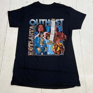 OutKast Black Graphic HotLanta Short Sleeve T-Shirt Adult Size S NEW Spencer’s - Picture 1 of 6