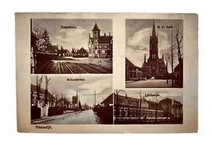 Postcard Heeswijk Netherlands • 4 Outdoor Scenes • Unposted Divided Back - Picture 1 of 2