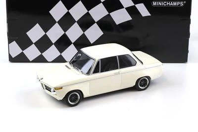 1:18 Minichamps BMW 2002 Motorismo Versione Semplice Body Bianco 1970 - Immagine 1 di 4