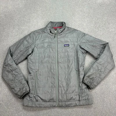 Patagonia Jacket Womens Small Grey Nano Puff Primaloft Puffer Insulated Ladies - Image 1 of 4