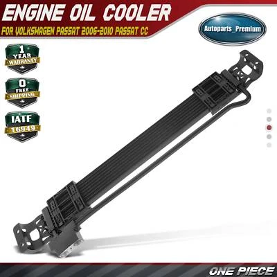 Enfriador de aceite de motor para Volkswagen CC 2013-2017 Passat 2006-2010 Passat CC 09-12 Foto 1 de 4