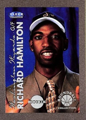 Colección Fleer Tradition Roundball SP #213RB Richard Hamilton 1999-00 novato Foto 1 de 3