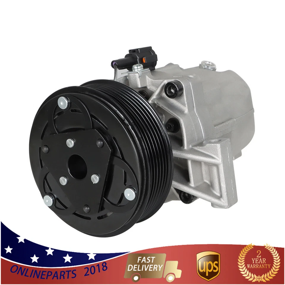 For NISSAN Tiida 2007-2015 For Versa 2007-2012 A/C AC Compressor 92600CJ61B 1.8L - Image 1 of 4