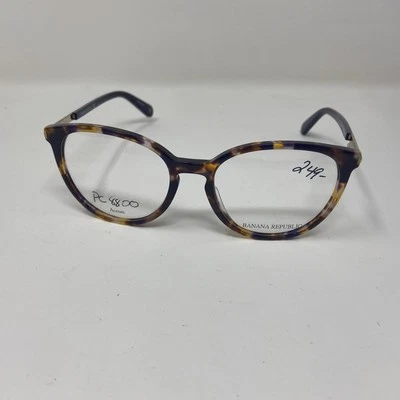 BANANA REPUBLIC EYEWEAR ADA DEX 50-17-135 TORTOISE PURPLE FLEX HINGE VO97 - Image 1 of 4