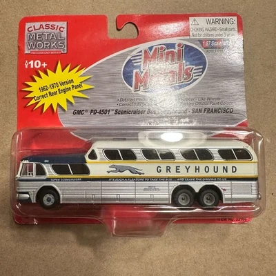 Classic Metal Works Mini Metals 1:87 Scale GMC PD-4501 Scenicruiser Bus - Image 1 of 3