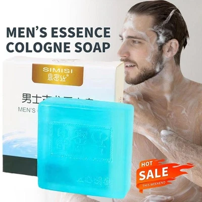 Men’s Cologne Perfume Essential Oil Soap Handm ade Skin Soaps Long-lasting - Image 1 of 4