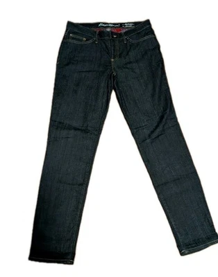 Pantalones de mezclilla Eddie Bauer para mujer talla 4 calce relajado pierna cónica novio forrados de franela Foto 1 de 4