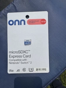 Onn 256GB Micro SD Express Card Nintendo Switch 2, New Sealed On Hand, Ships Now - Picture 1 of 1