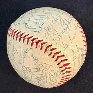 1954 Boston Red Sox Team Signed Vintage Baseball -  29 Sigs - Not Authenticated - Picture 1 of 10