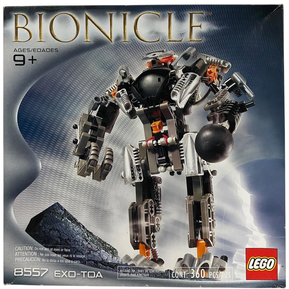 LEGO 8557 Bionicle Exo-Toa Vintage 2002 Set BRAND NEW FACTORY SEALED 360 Pcs - Image 1 of 4