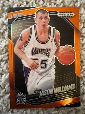 Prizm Black Jason Williams Orange Prizm 2024-25/49 Legends Kings Holo Foto 1 de 2