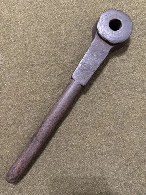 Antique Blacksmith Hand Forged Bolt Head Tool Anvil Hardy - Image 1 of 4