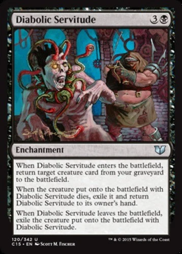 Diabolic Servitude - Commander 2015 #120/342 MTG Magic The Gathering - Image 1 of 1