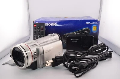 NEAR MINT Panasonic HDC-TM300 Digital HD Video Camera 32GB Silber from japan - Image 1 of 4