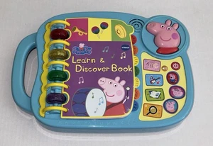 VTech Peppa Pig Impara e Scopri Libro Strumento Educativo Didattico Lettere 2019 Giocattolo - Foto 1 di 6