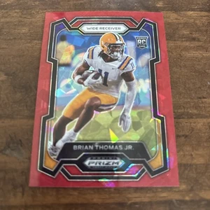 2024 Panini Prizm Draft Picks - Brian Thomas Jr. #118 Red Ice Prizm (RC) - Imagen 1 de 2