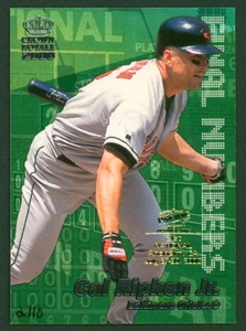 2000 Pacific Crown Royale Final Numbers 21st National CAL RIPKEN JR Rare SP #/10 - Picture 1 of 2