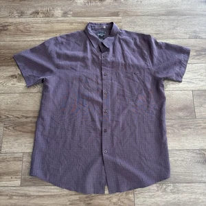 Vintage Oakley Purple Button Shirt - Picture 1 of 8