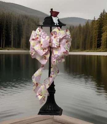 10-дюймовый широкий пасхальный бант бабочка для украшения вечеринки подарка венка фонаря знака двери - Изображение 1 из 2