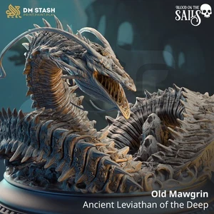 Old Mawgrin Leviathan Sea Monster Miniature | Huge Resin Model | DM Stash - Picture 1 of 1