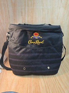 Bolso de Mano Crown Royal Aislado Lados Suaves Enfriador Correa para el Hombro 12x12x6 NUEVO - Imagen 1 de 9