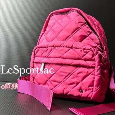 Mochila Bolso Pack LeSportsac Acolchado Rosa Foto 1 de 4