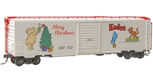 Kadee HO # 6933 ~ Merry Christmas 2025 Winnie the Poo ~  50' PS-1 Boxcar ~ NEW - Picture 1 of 3