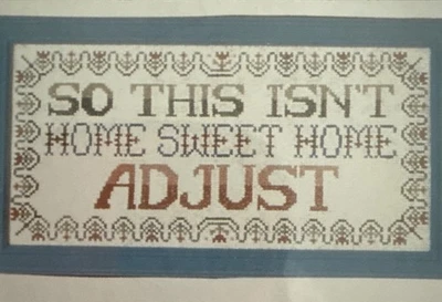 Cross Stitch Kit Design Works 1036 Thou Shalt Not Whine, Frame Included NEW - Image 1 of 4