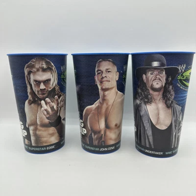 WWE ALL STARS 2011 7-Eleven Edge & John Cena & Undertaker Super Big Gulp Cup    Foto 1 de 4
